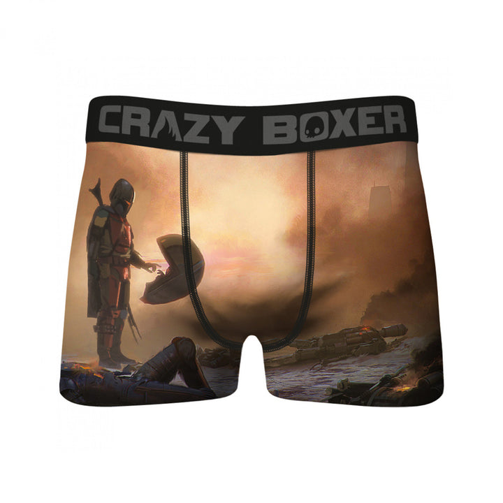 Star Wars The Mandalorian Meets The Child Scene Crazy Boxer Briefs Image 1