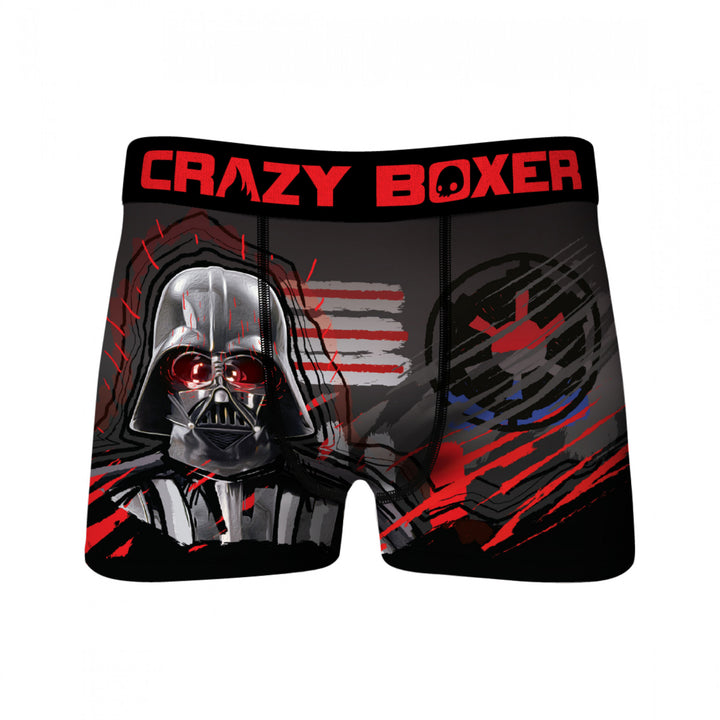 Star Wars Darth Vader and Millennium Falcon 2-Pack of Mens Crazy Boxer Briefs Image 2