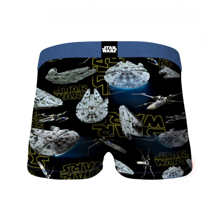 Star Wars Darth Vader and Millennium Falcon 2-Pack of Mens Crazy Boxer Briefs Image 4