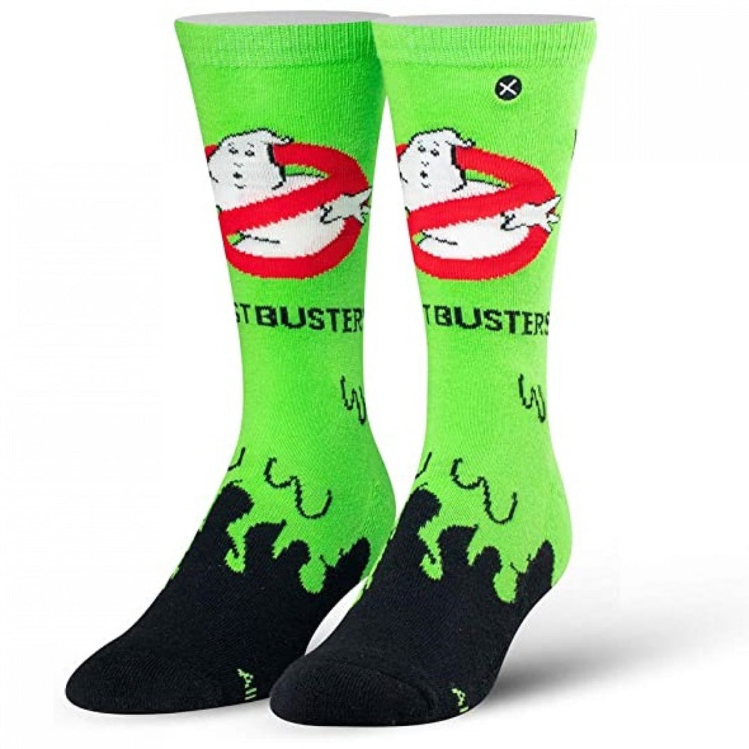 Ghostbusters Slimed Crew Socks Image 1