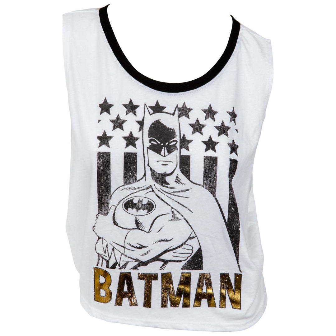 Batman Juniors Foil Graphic Tank Top Image 1