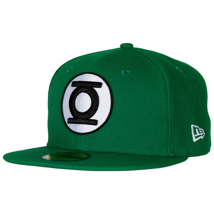 Green Lantern Color Block Era 59Fifty Fitted Hat Image 1