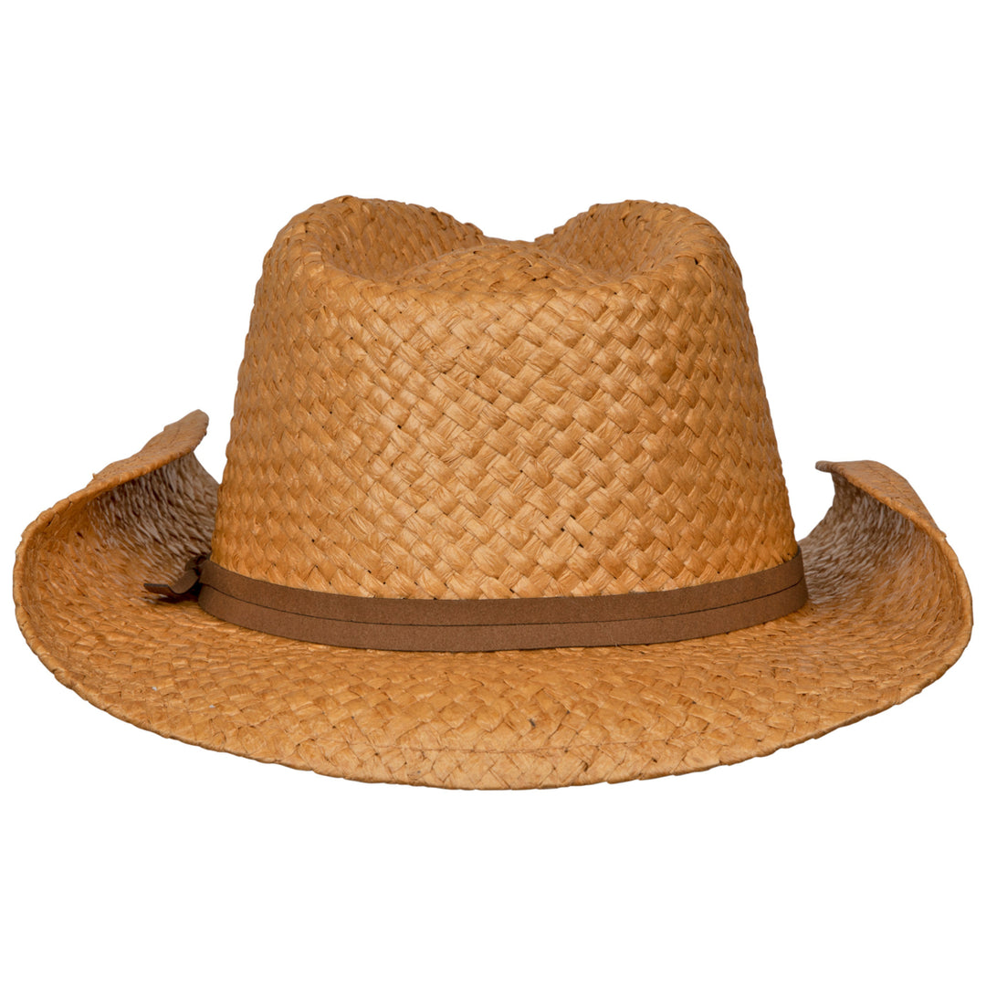 Natural Light Naturdays Straw Cowboy Hat With Brown Band Image 3