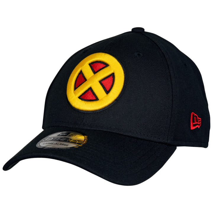 X-Men Symbol Black Costume Era 39Thirty Fitted Hat Image 1