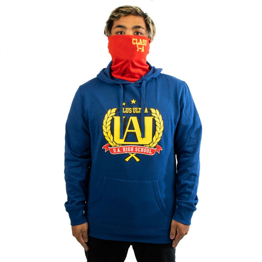 My Hero Academia Crest Hoodie with Built-in Face Mask Gaiter Image 2