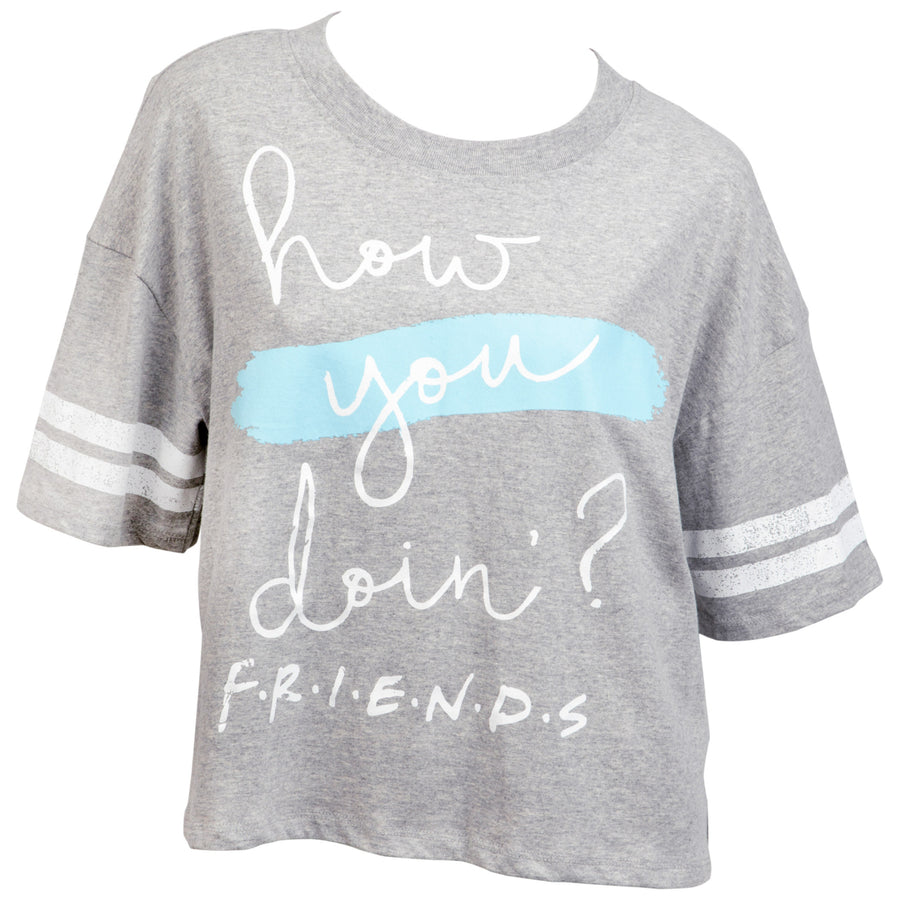 Friends TV Show How You Doing Womens Crop Top Image 1
