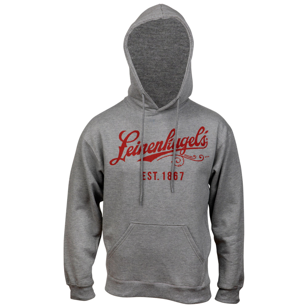 Leinenkugel Beer Logo Grey Hoodie Image 2