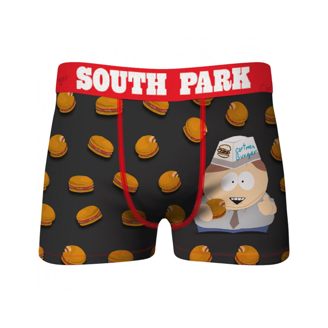 Crazy Boxers South Park Cartmans Burgers Boxer Briefs Image 1