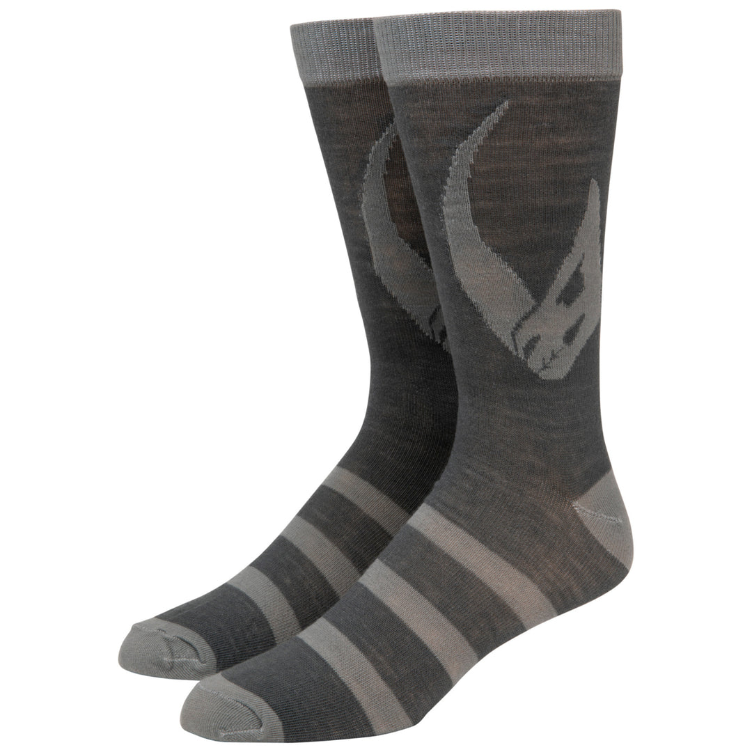 Star Wars The Mandalorian Mudhorn Crest Crew Socks Image 1