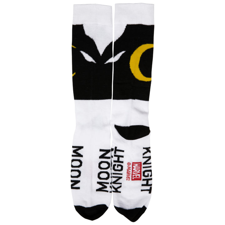 Moon Knight Costume Symbol Crew Socks Image 6