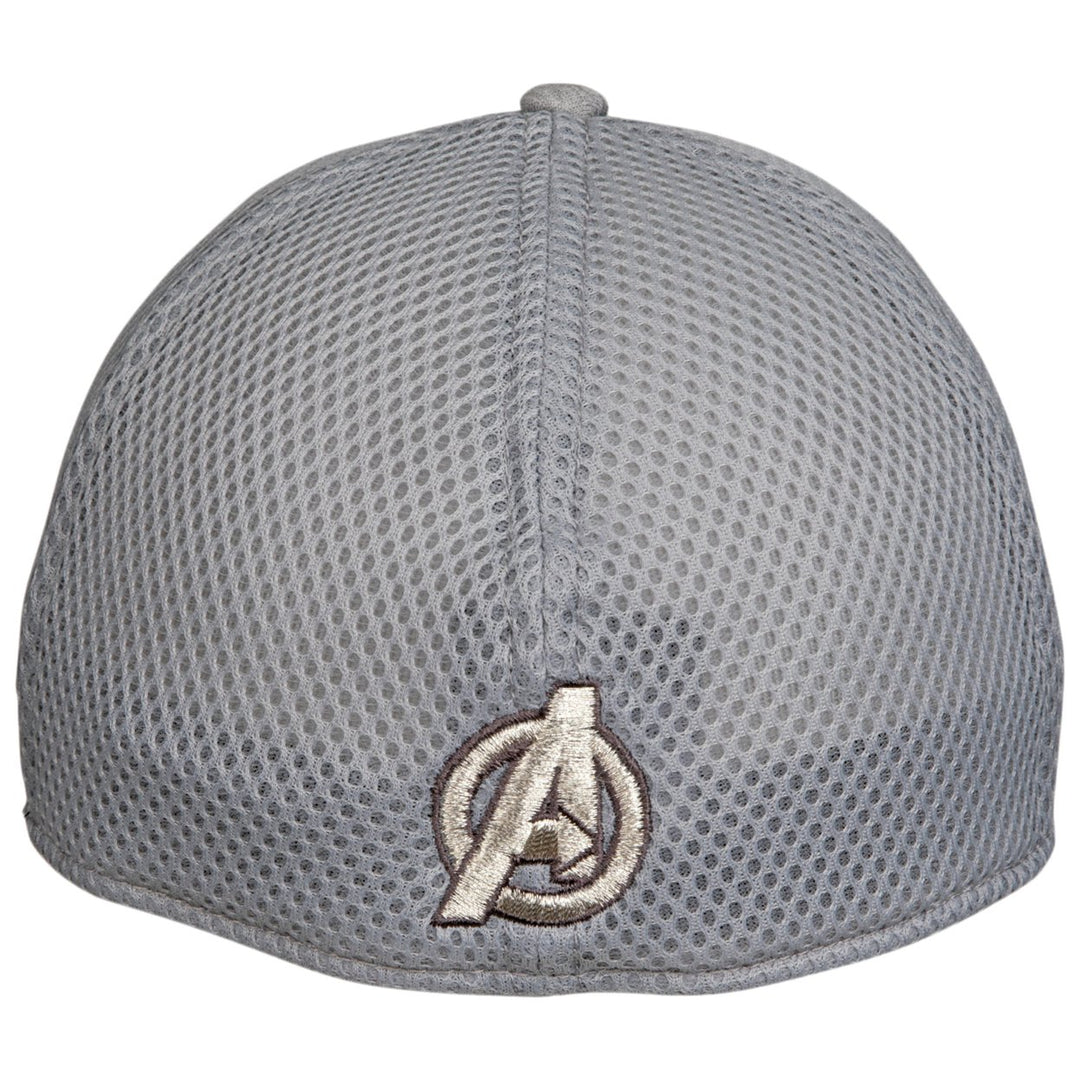 Avengers A Symbol Grey Shadow Tech Era 39Thirty Fitted Hat Image 3