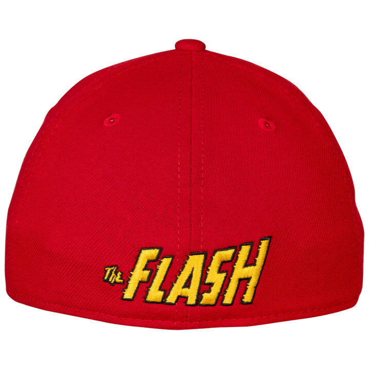 The Flash Classic Symbol Color Block  Era 39Thirty Fitted Hat Image 3