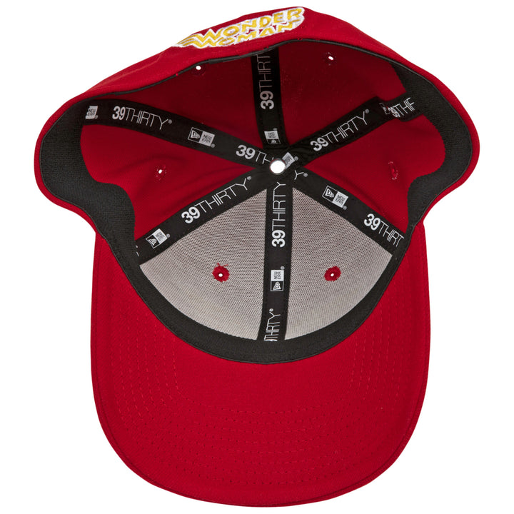 Wonder Woman Classic Symbol Color Block  Era 39Thirty Fitted Hat Image 4