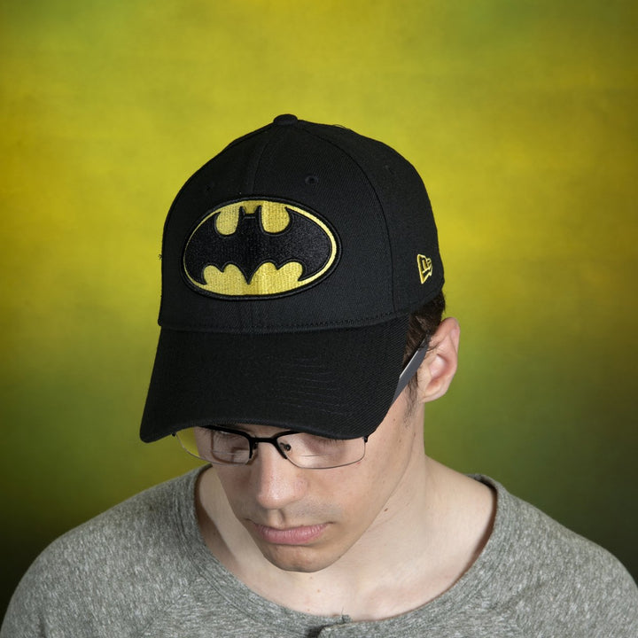 Batman Classic Symbol Color Block Era 39Thirty Fitted Hat Image 4