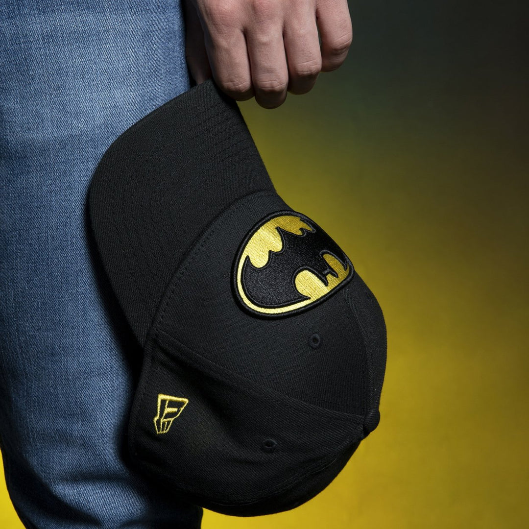 Batman Classic Symbol Color Block Era 39Thirty Fitted Hat Image 6