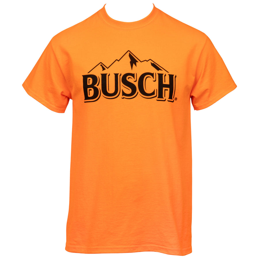 Busch Hunter Orange Mountain Logo T-Shirt Image 1