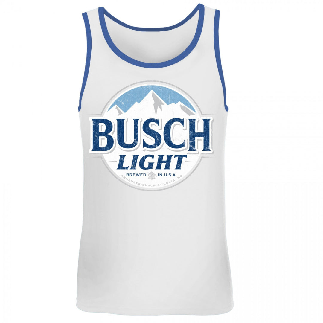 Busch Light Blue Trim Tank Top Image 1