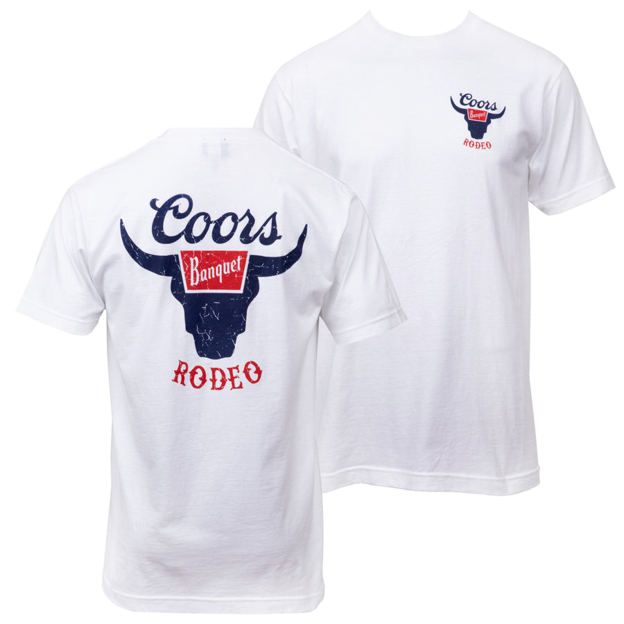 Coors Rodeo Front and Back Print T-Shirt Image 1