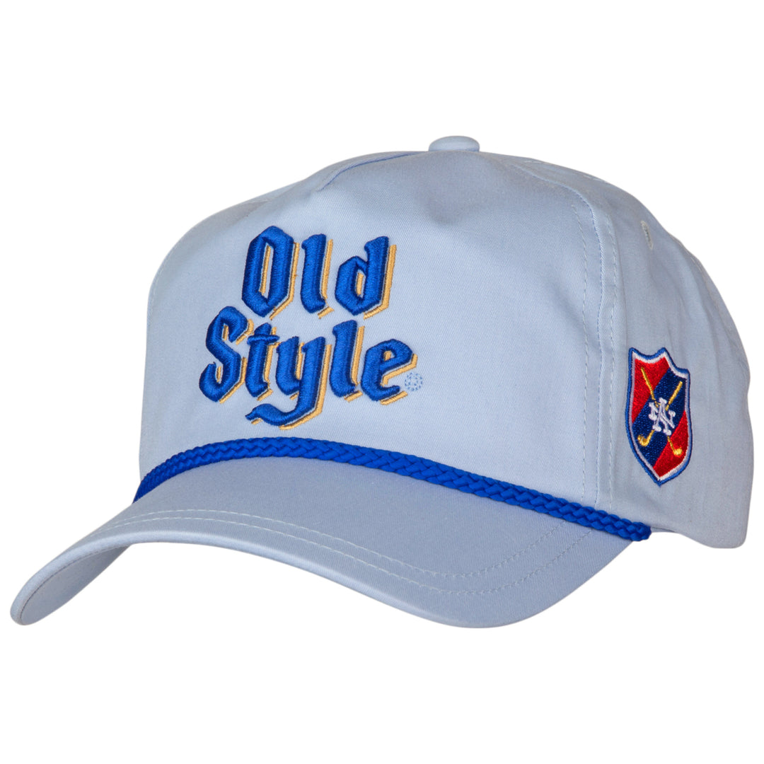 Old Style Roped Brim Adjustable Snapback Hat Image 1