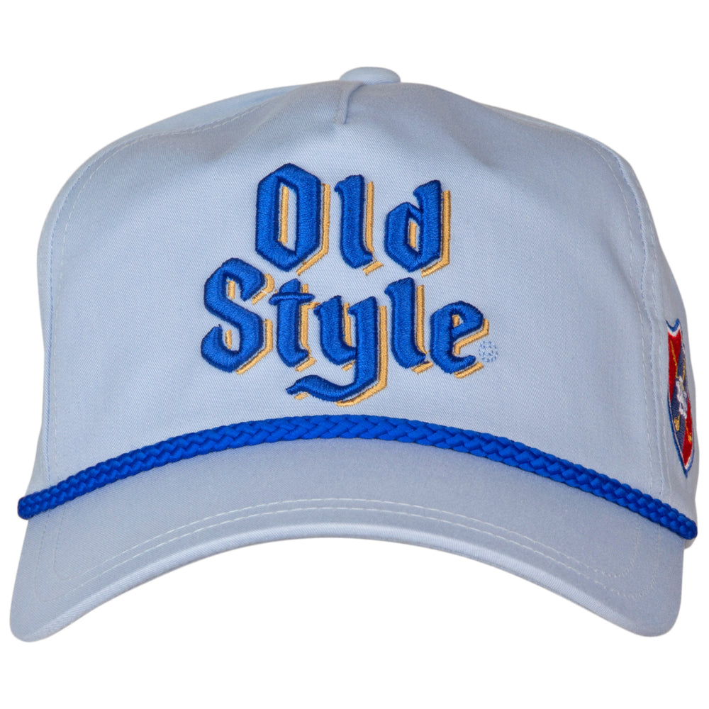 Old Style Roped Brim Adjustable Snapback Hat Image 2