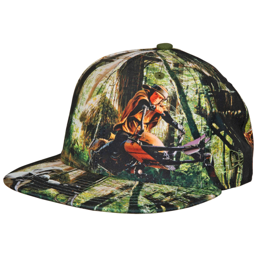 Star Wars Episode 6 Endor Battle Scene  Era 59Fifty Fitted Hat Image 1