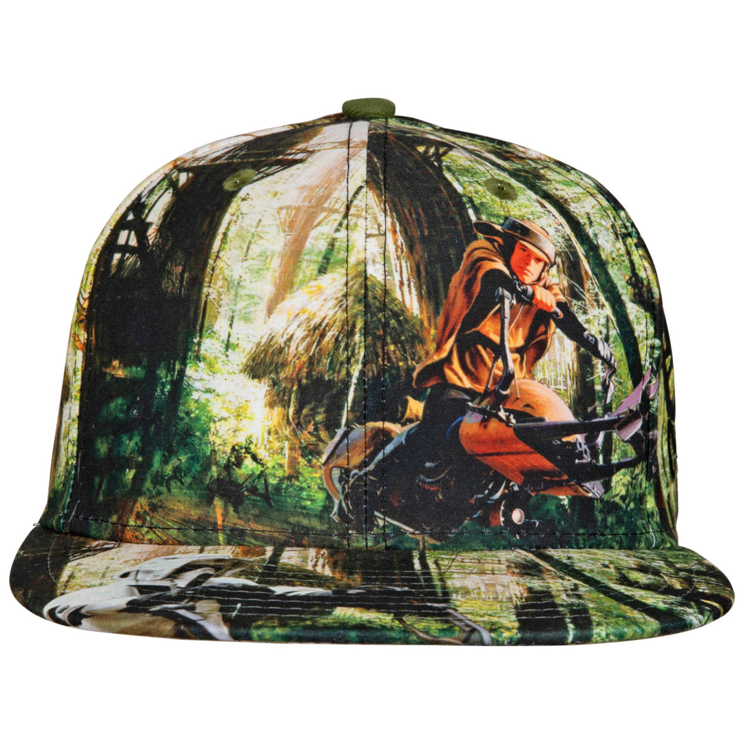 Star Wars Episode 6 Endor Battle Scene  Era 59Fifty Fitted Hat Image 2