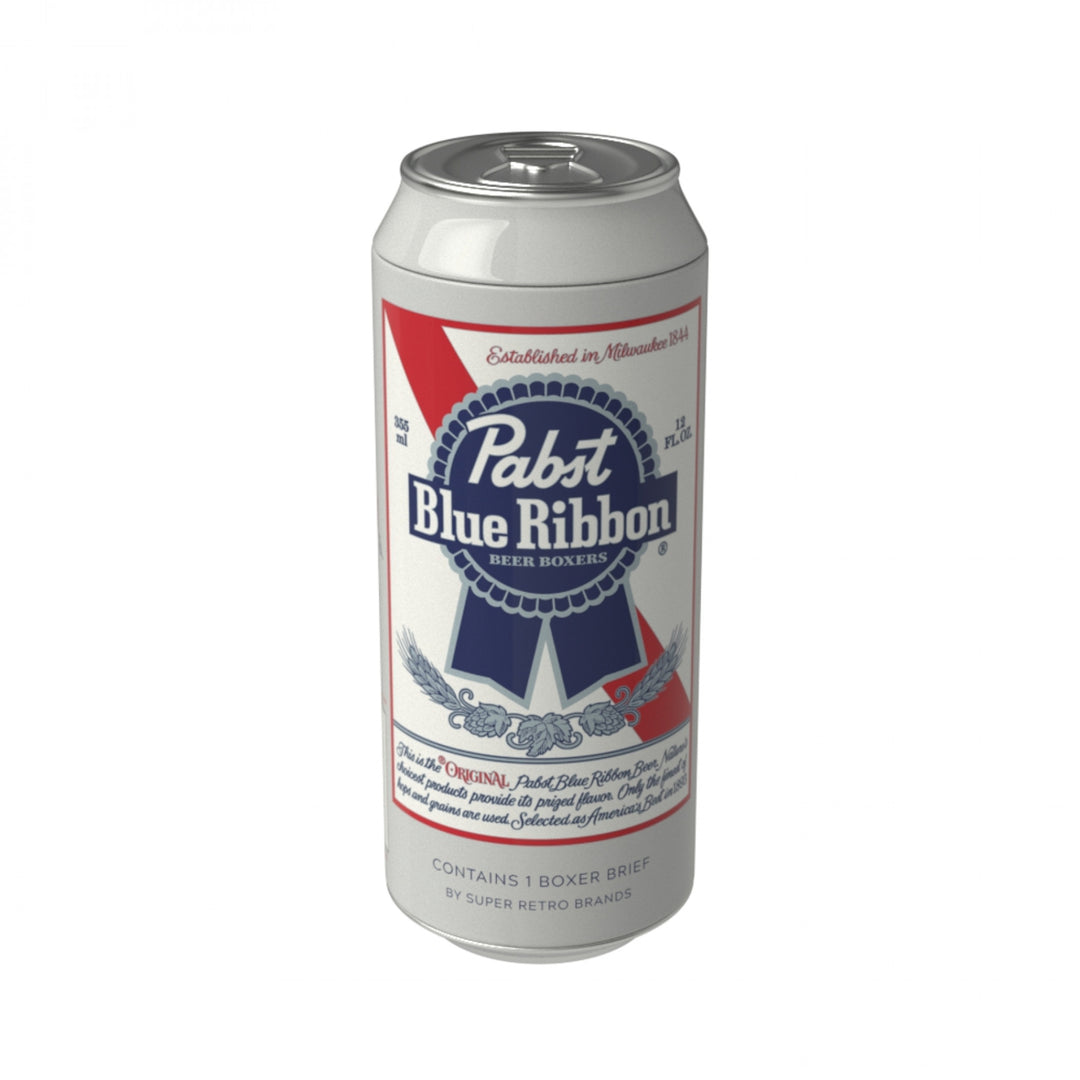 Pabst Blue Ribbon Beer Swag Boxer Briefs in a Can Image 4