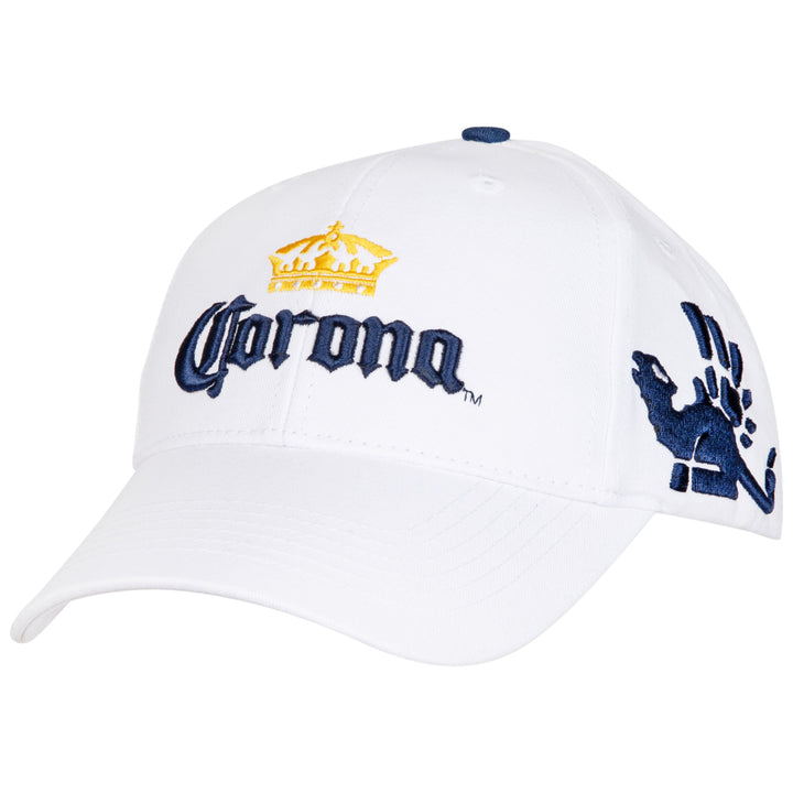 Corona Extra Crown White Adjustable Strapback Hat Image 1