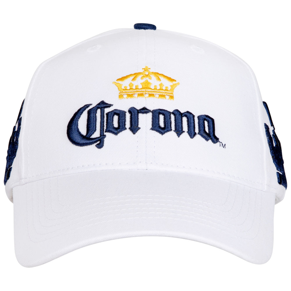 Corona Extra Crown White Adjustable Strapback Hat Image 2