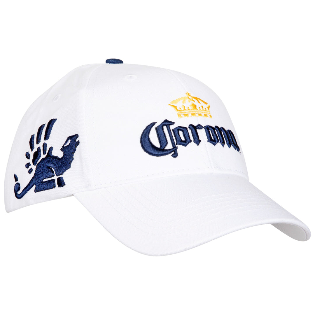 Corona Extra Crown White Adjustable Strapback Hat Image 4