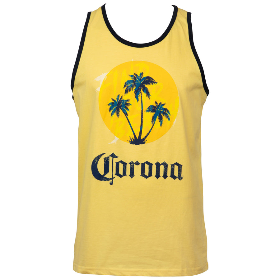 Corona Extra Palm Trees Symbol Tank Top Image 1