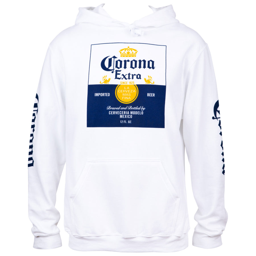 Corona Extra Label Logo Hoodie with Sleeve Prints Image 1