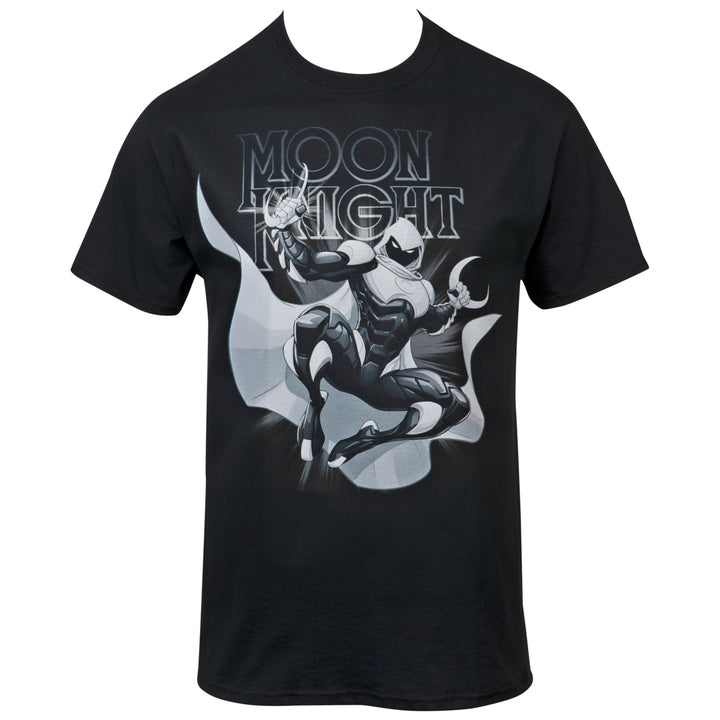 Marvel Moon Knight Character Attack T-Shirt Image 1