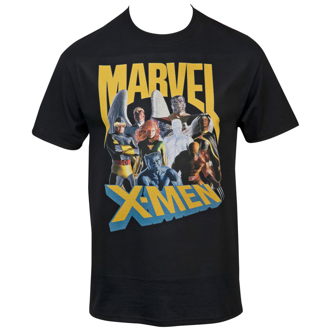 Marvel X-Men Characters Lineup T-Shirt Image 1