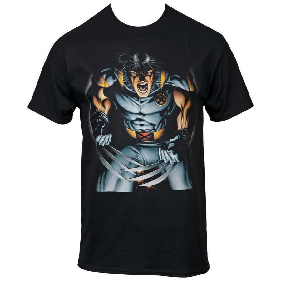 Marvel X-Men Wolverine Claws Out T-Shirt Image 1