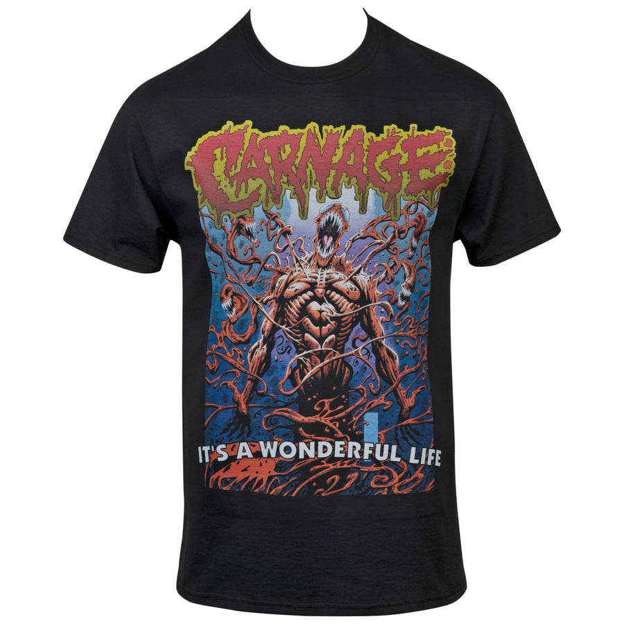 Marvels Comics Carnage Its a Wonderful Life T-Shirt Image 1