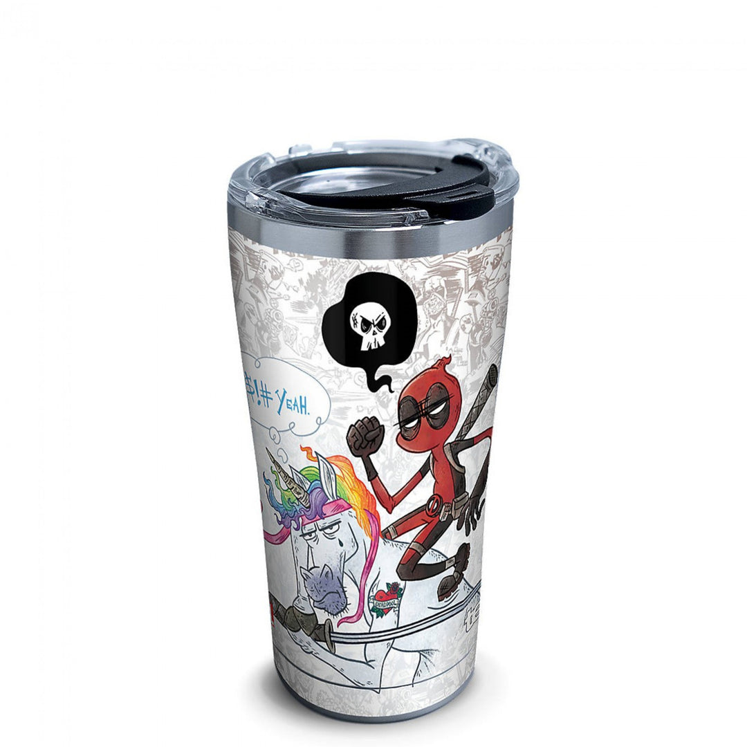 Marvel Deadpool Lets Do This 20oz Stainless Steel Tervis Travel Mug Image 1