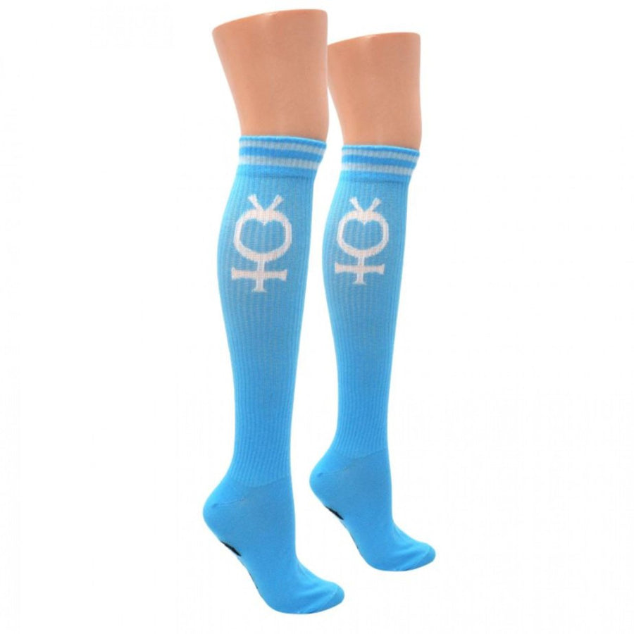 Sailor Moon Sailor Mercury Athletic Knee High Sock Image 1