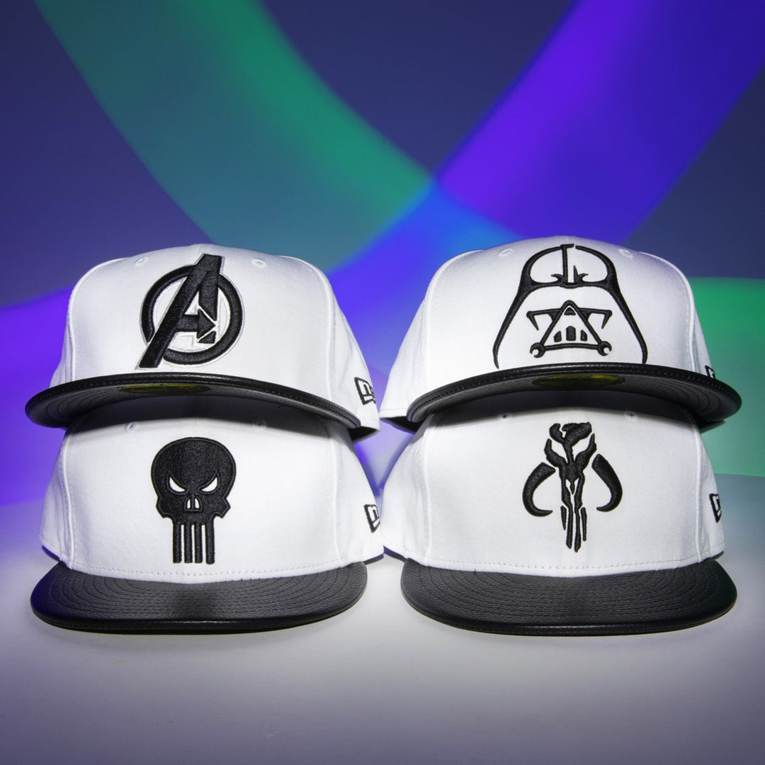 Avengers Minimalist Symbol w/Pebbled Brim  Era 59Fifty Fitted Hat Image 4