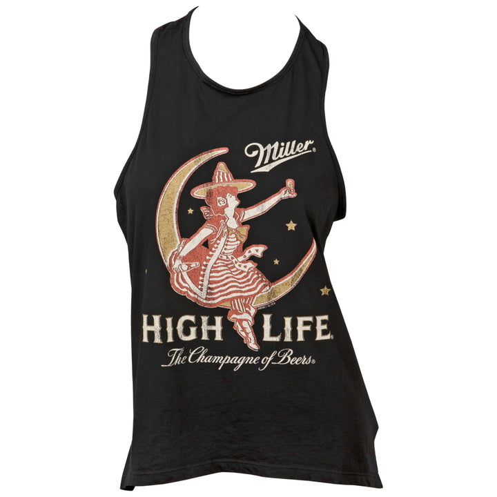 Miller High Life Girl In The Moon Womens Tank Top Image 1