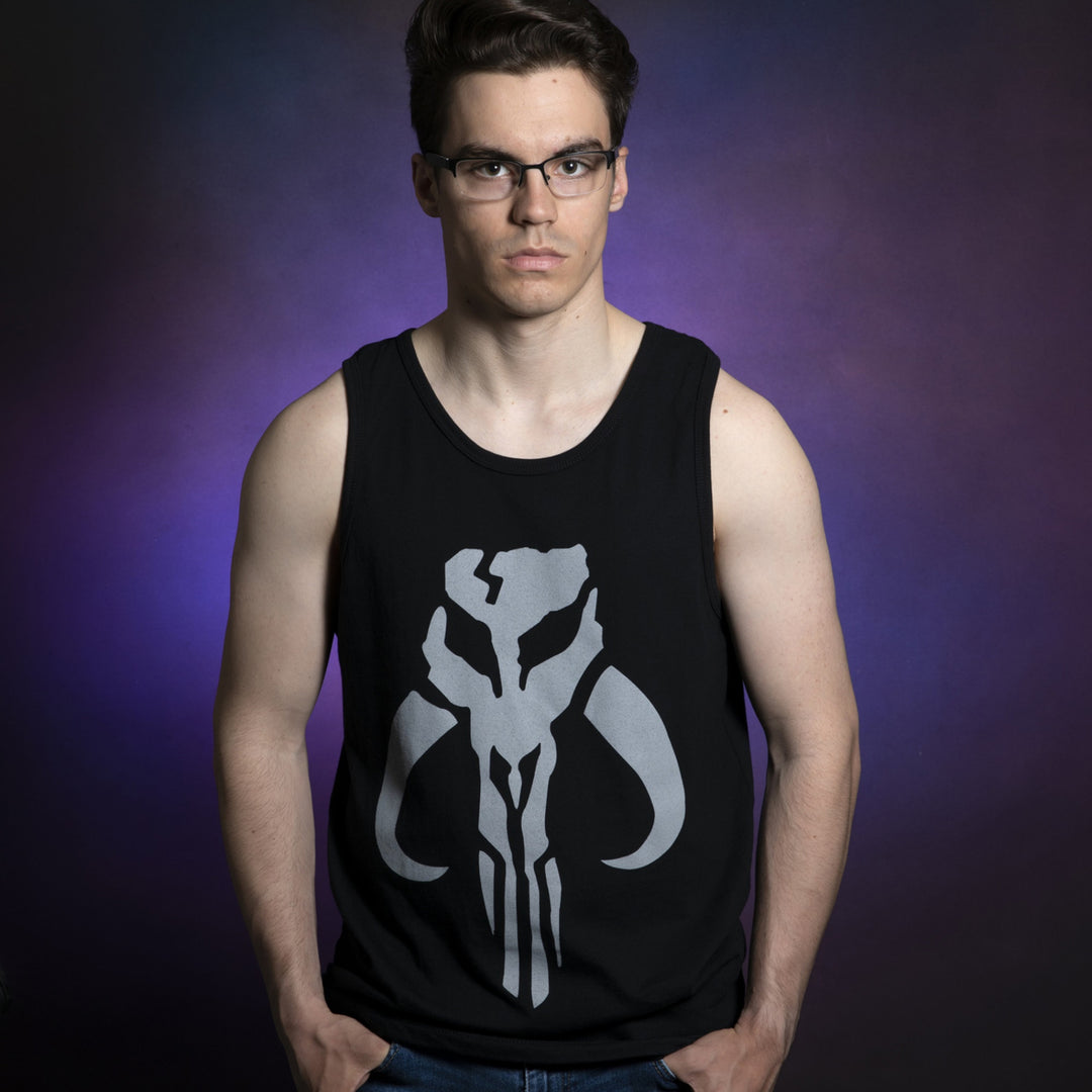 Star Wars The Mandalorian Mythosaur Logo Tank Top Image 2