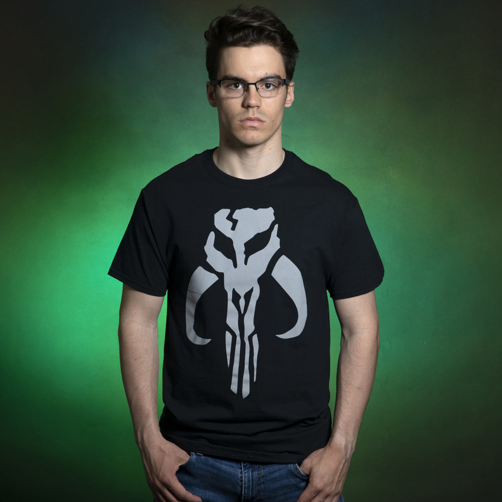 Star Wars The Mandalorian Mythosaur Logo T-Shirt Image 2