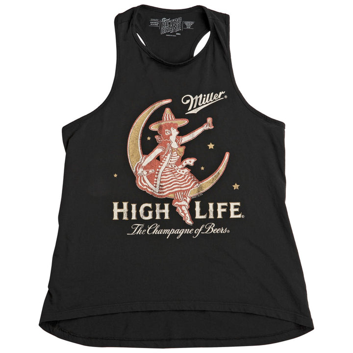 Miller High Life Girl In The Moon Womens Tank Top Image 2