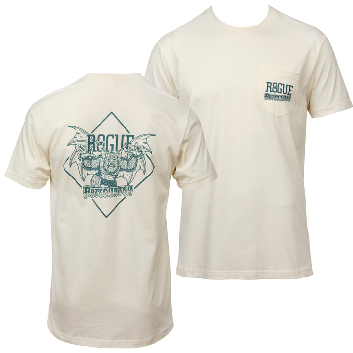 Rogue Brewery Batsquatch Front and Back Print Pocket Tee Image 1