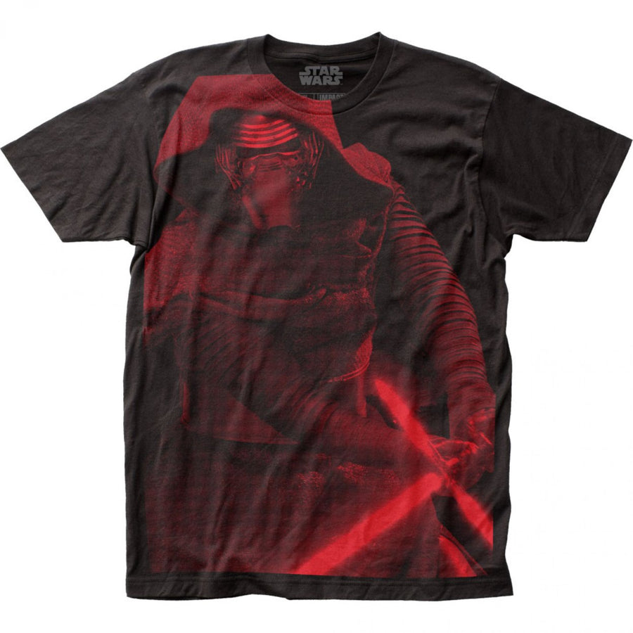 Star Wars Kylo Ren Slash Large Subway Print T-Shirt Image 1