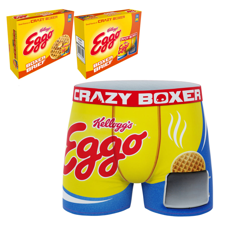 Crazy Boxers Kelloggs Eggos Boxer Briefs in Eggo Box Image 1