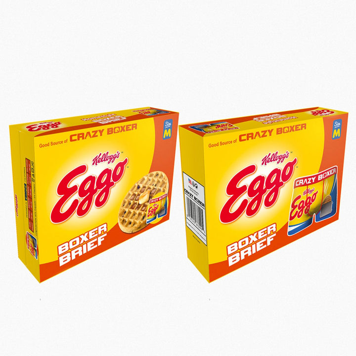 Crazy Boxers Kelloggs Eggos Boxer Briefs in Eggo Box Image 4