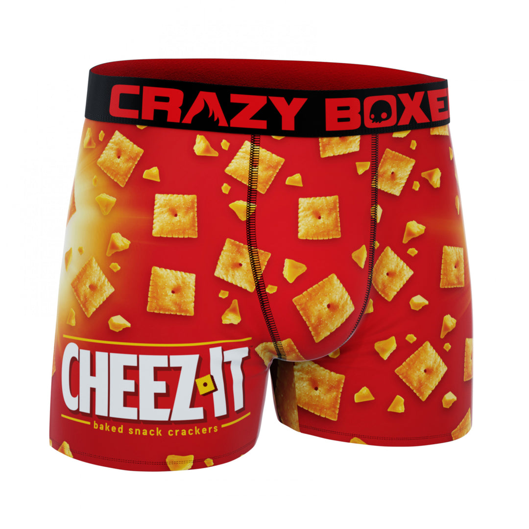 Crazy Boxers Cheez-It All Over Boxer Briefs Cracker Box Image 4