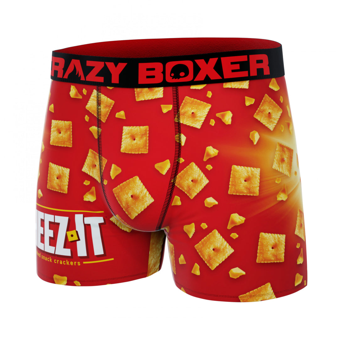 Crazy Boxers Cheez-It All Over Boxer Briefs Cracker Box Image 6