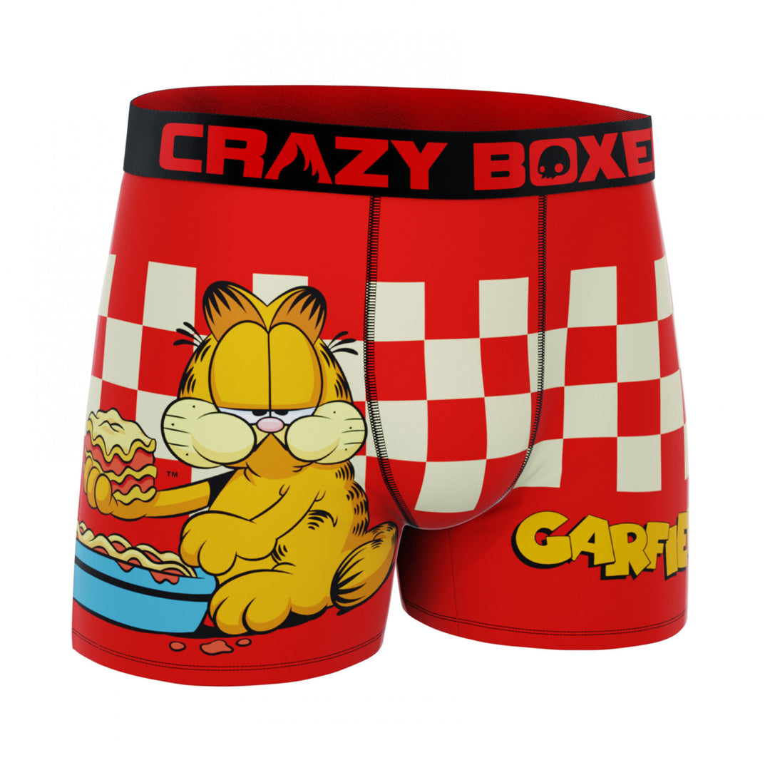 Crazy Boxers Garfield Lasagna Comic Boxer Briefs in Food Box Image 4